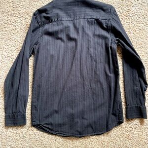 Dockers dress shirt, button up long sleeve black 14/16 boys